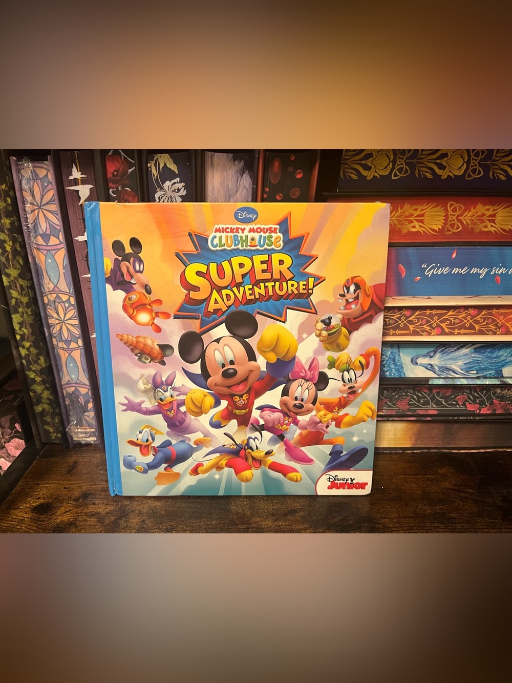 Disney Mickey Mouse Clubhouse Super Adventure! Colorful Blue-Edged Storybook